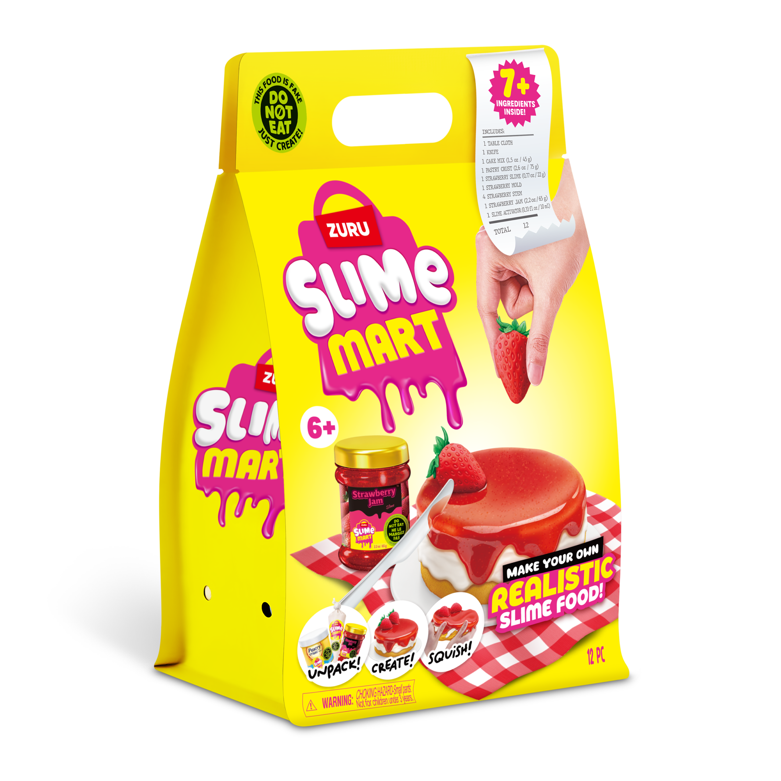 Slime Mart – Shopping Bag – Strawberry Cheesecake