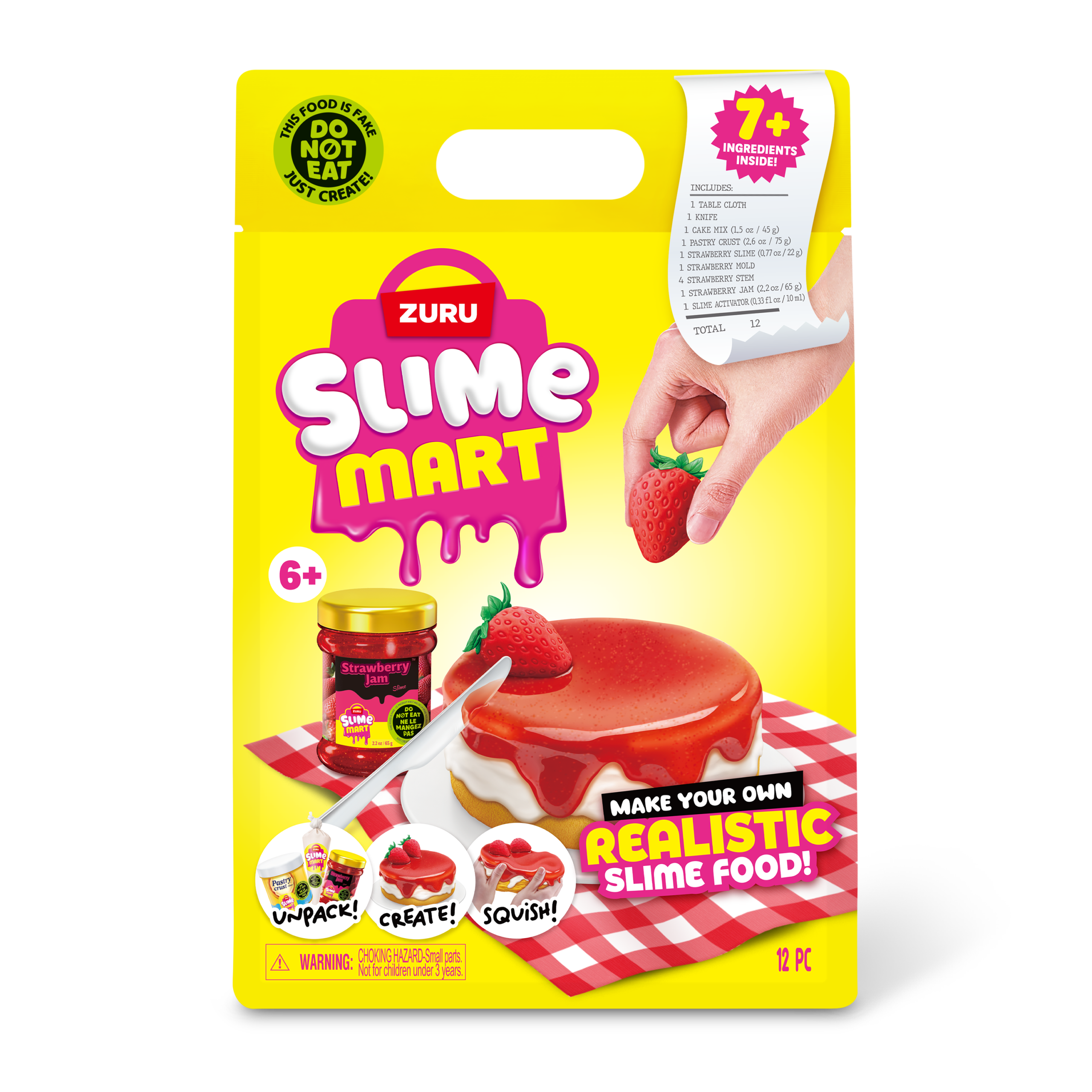 Slime Mart – Shopping Bag – Strawberry Cheesecake - Imagen 3