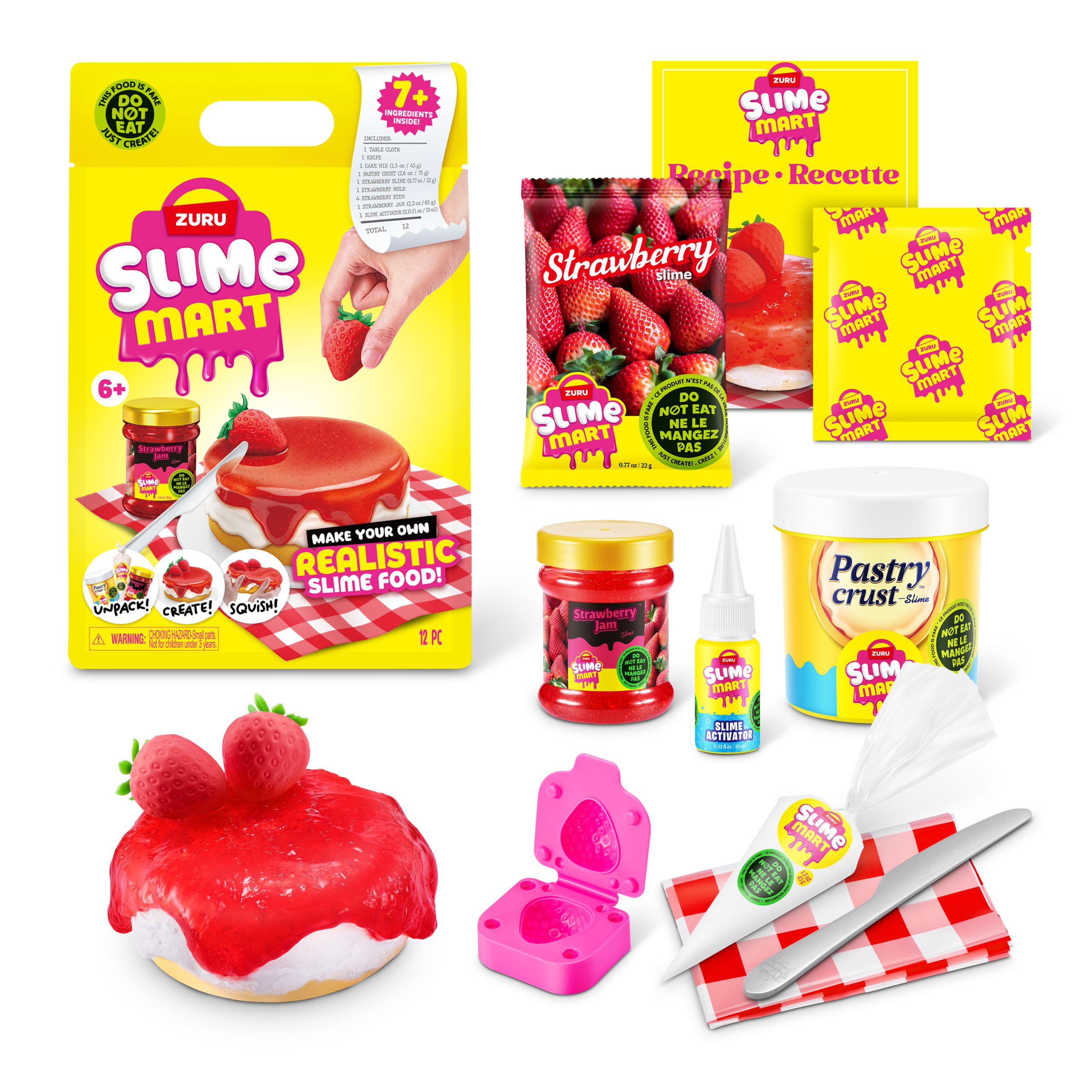 Slime Mart – Shopping Bag – Strawberry Cheesecake - Imagen 2
