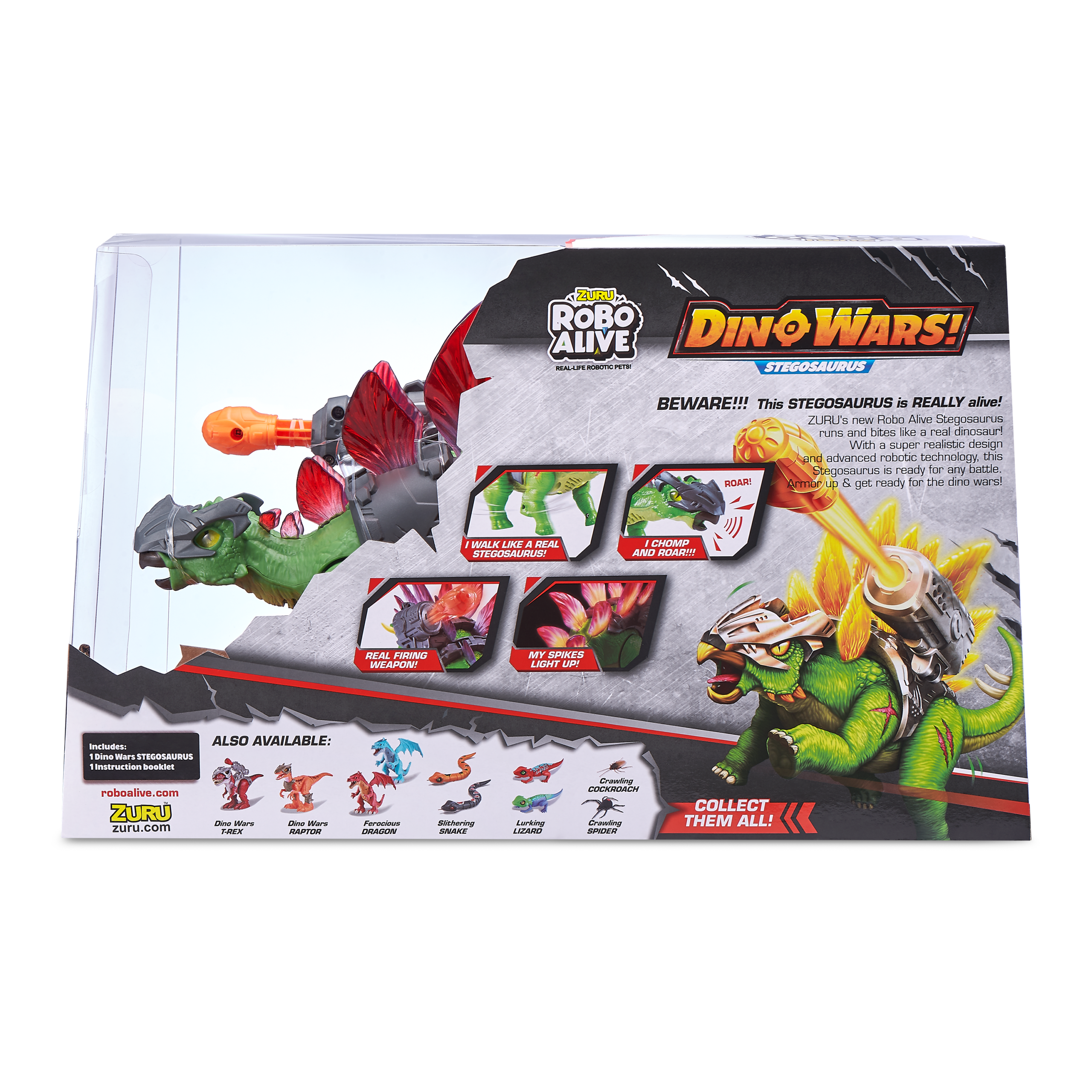 Robo Alive - Dino Wars Stegosaurus - Imagen 3