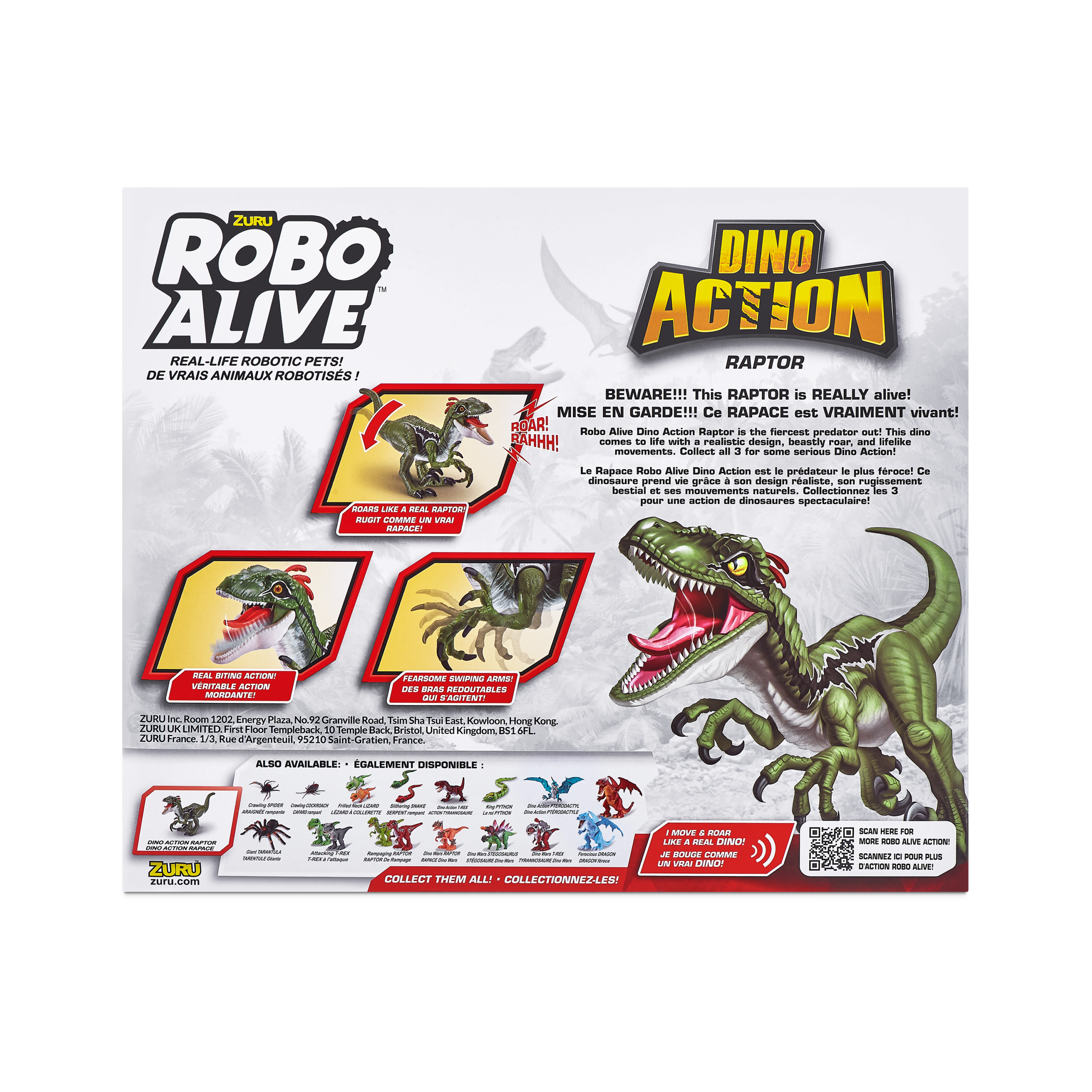 Robo Alive - Dino Action Raptor - Imagen 3
